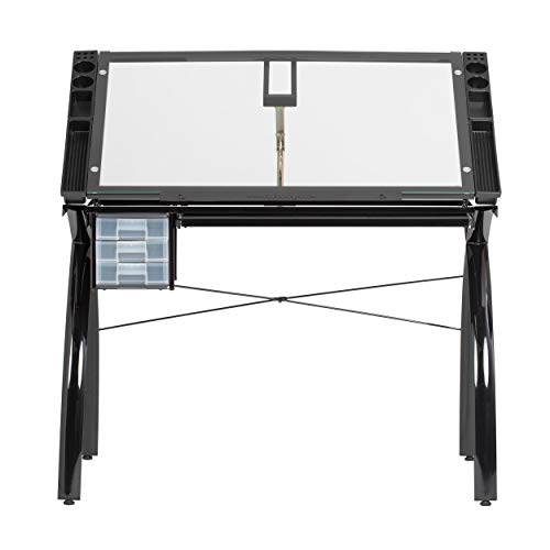 Futura Craft Station - Black with Clear Glass