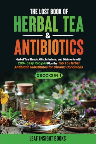 The Lost Book of Herbal Tea & Antibiotics: Herbal Tea Blends, Oils, Infusions, and Ointments with 200+ Easy Recipes Plus the Top 15 Herbal Antibiotic Substitutes for Chronic Conditions