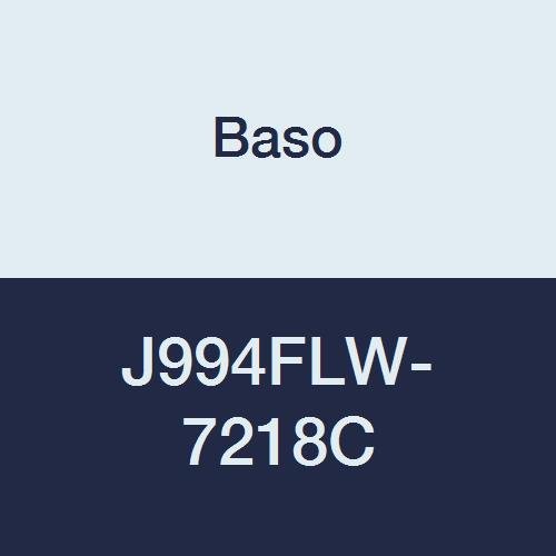 BASO J994FLW-7218C Series J Pilot Burner Assembly with Inlet Fitting, Horizontal Low Profile Bracket, Free Flame Tip, Electrode with Leads