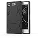 Cocomii Iron Man Armor Sony Xperia XZ1 Compact Case, Slim Thin Matte Vertical & Horizontal Kickstand Reinforced Drop Protection Fashion Bumper Cover Compatible with Sony Xperia XZ1 Compact (Jet Black)