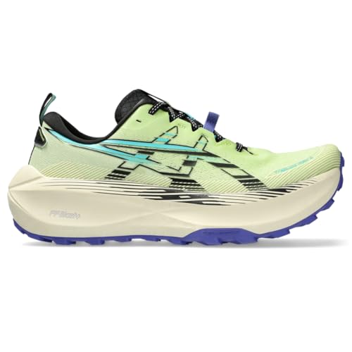 ASICS Zapatillas de correr Trabuco Max 4 para hombre, Lima Verde/Negro, 47 EU