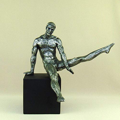 Abstrait Pommeau Cheval Sportif Sculpture, Fait À La Main En Résine Buck Figure Statue Gymnastique Souvenir Décor Idéal Nouvel An/Anniversaire/Cadeau D’Affaires Cover