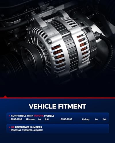 Image of KAX New Alternator Replacement for 2012-2015 Cruze 1.4L 2016 Cruze Limited 1.4L Valeo Unit; 130 Amp,12V,CW,SC5 Groove Pulley,Replace for 11654N