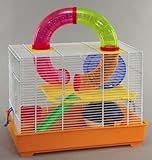 Jaula de criceto Domus Molinari 44 x 26 x 33 cm, fabricada en Italia, varios colores, ideal también para ratones y jerbos