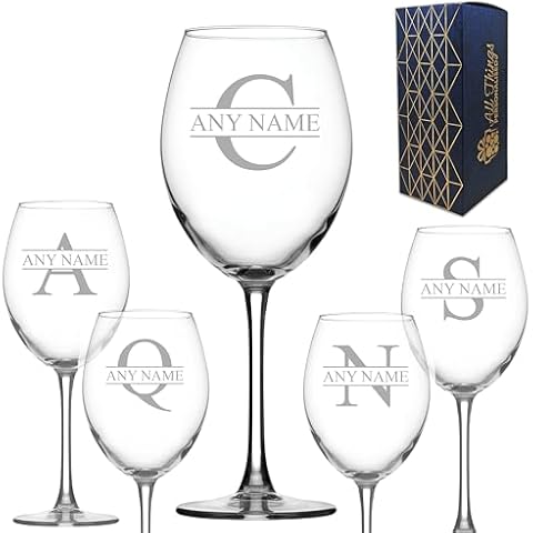 Personalised Engraved 19oz Enoteca Wine Glass Cover