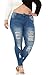 V.I.P. JEANS Women's Size 2-170009DBX-18 Plus, Medium Blue 18