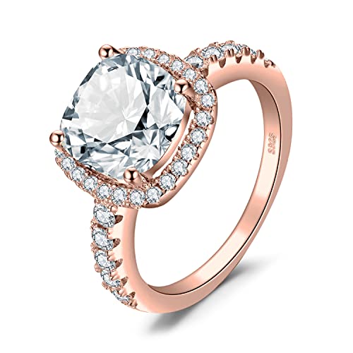 √ ANELLO DONNA IN ARGENTO 925 STERLING CON ZIRCONI CUBICI AAA DI ALTA QUALITÀ: Il nostro anello donna oro bianco è realizzato in argento 925 sterling massiccio, noto tra gli amanti dei gioielli donna per la sua resistenza e lucentezza, e resiste all'ossidazione. Il rivestimento in rodio garantisce una lucentezza duratura e rende anello argento donna 925 resistenti all'ossidazione! Senza nickel, senza piombo, e senza cadmio per prevenire eventuali reazioni allergiche.