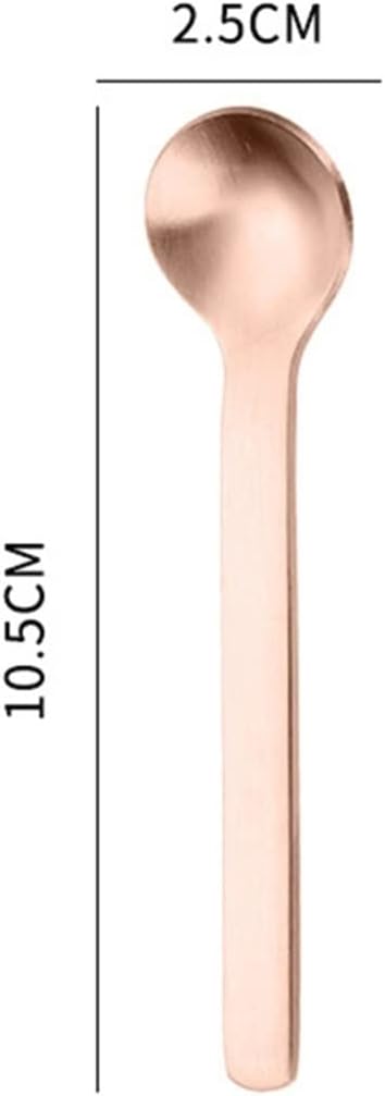 Coffee Scoops 4pcs Mini Tea Spoon Stainless Steel Cutlery Unique Dessert Gold Spoons Small Coffee Kitchen Tool