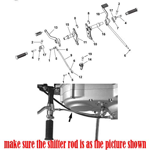 Amopacorp Compatible With '91-'03 Xl883 Xl1200 Harley Sportster Set Forward Controls Shift Linkage Rod Foot Pegs Kit (Chrome) #TOP2