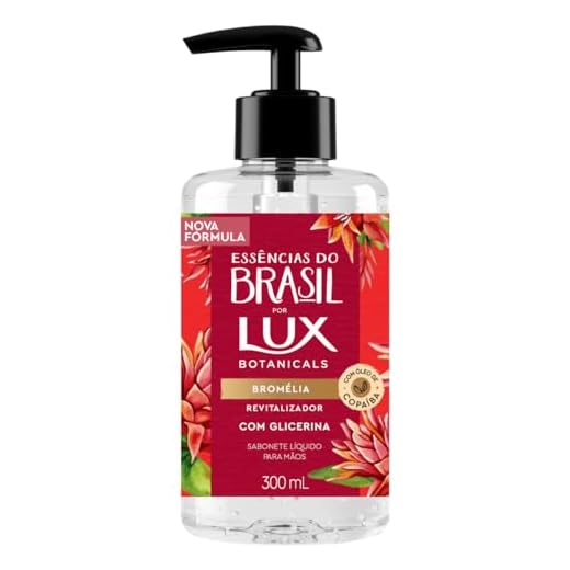 Sabonete Líquido Bromélia Lux Botanicals Essências do Brasil Frasco 300ml