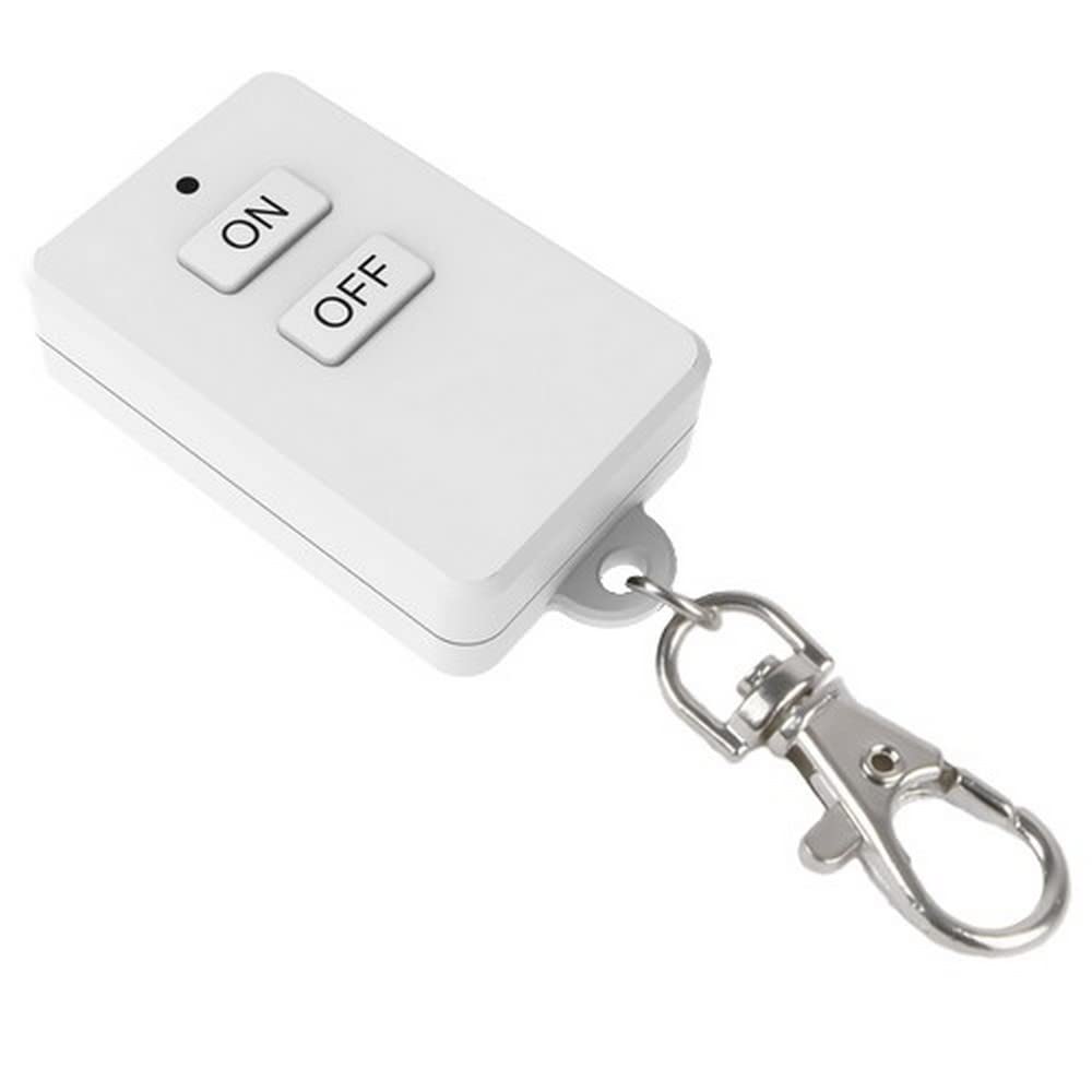 PD-541 DIW-FUNK - Detector de movimiento para interior y exterior (con receptor, toma de corriente inalámbrica, 2300 W, enchufe intermedio y emisor manual)