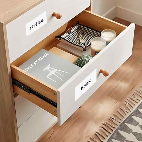 jhwsxtek Pacote com 44 bolsos adesivos transparentes de 7,6 cm x 12,7 cm com abertura superior para