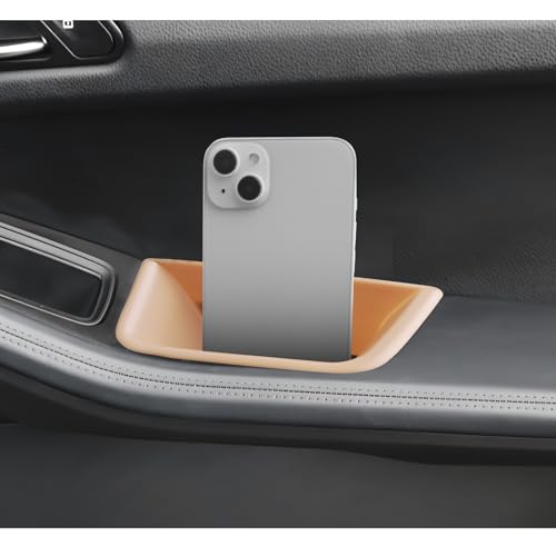 Image of LUWU Door Tray Organizer Compatible with 2015-2026 Porsche Macan S /T /GTS Accessories Center Console Organizer Armrest Console Storage Box Insert Tray ABS Material Beige 4PCS (Not for Macan EV)