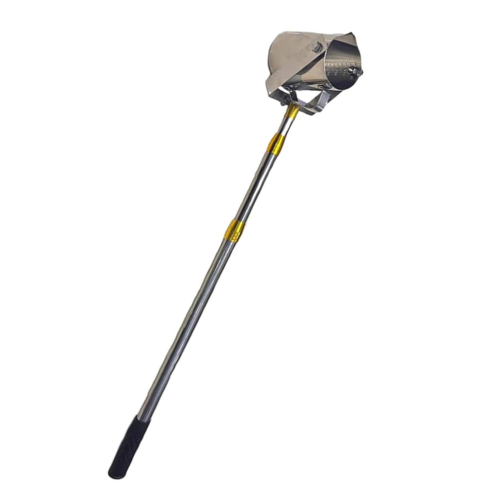 Telescopic Water Sampler Dipper,304 Stainless Steel Water Quality Sample Test Set, Metal Telescopic Water Sampler Dipper with Pole & Cup,2.8ft/0.86m to 6.6ft/2m 0.5l