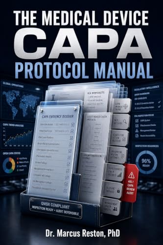 The Medical Device CAPA Protocol Manual: Build an Audit-Defensible Corrective and Preventive Action System — Root-Cause Tools, Effectiveness-Check Design, and Closure Records (English Edition)