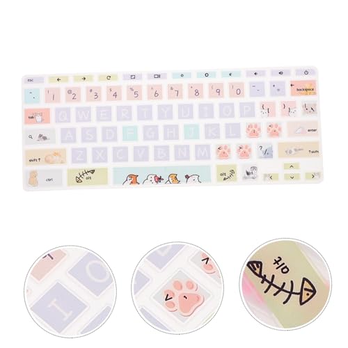 Protector de teclado de silicona lavable y ultrafino para portátil compatible con 11.6 G4 7