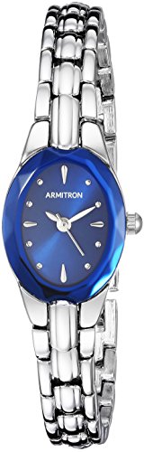 Armitron Women's 75/3313BLSV Sapphire Blue and Silver-Tone Bracelet Watch