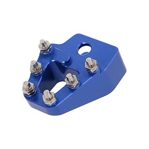 NACORE Motorcycle Rear Brake Lever Tip Step Plate Foot Brake Pedal Tip for TTR125 00-03 TTR125E 03-09 TTR125L 00-08 TTR225 2003 TTR230 05-20 TTR250 99-06 XT250 08-20 Dirt Bike Blue Cover