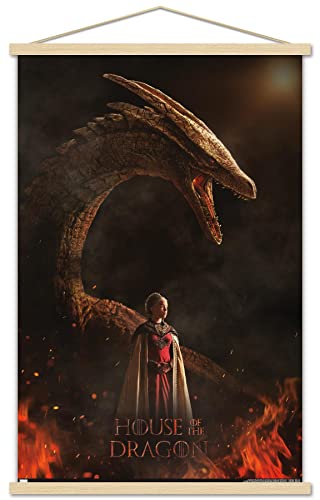 Poster Rhaenyra House of the Dragon fini les affiches cornées grâce au cadre magnétique