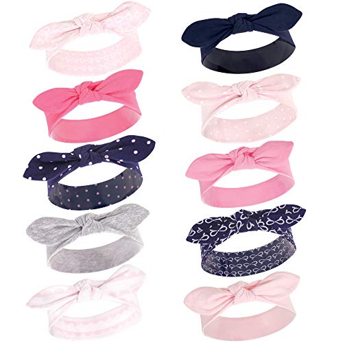 Image of Hudson Baby Cotton and Synthetic Headbands, Size 0-24 Months