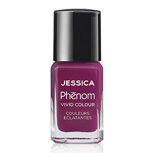 JESSICA Phēnom Vivid Colour Nail Polish | Long Lasting Gel Effect Nail Polish, 10-Day Chip-Free Gel-Like Shine | Pigmented Shades, No Lamp Needed | Lap of Luxury | 14 ml