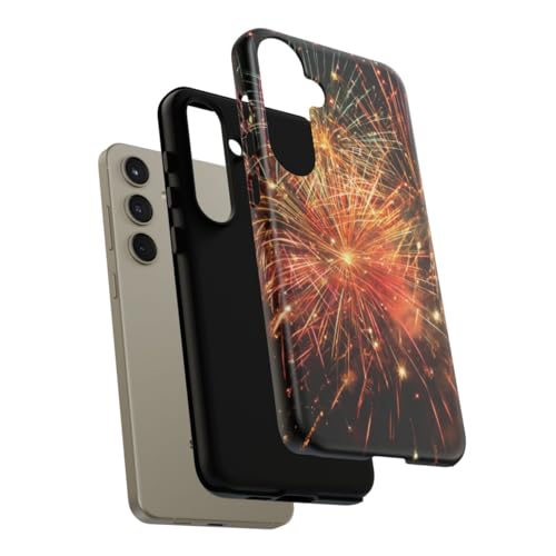 Coque Samsung S24 Plus feu d'artifice coloré rigide mate