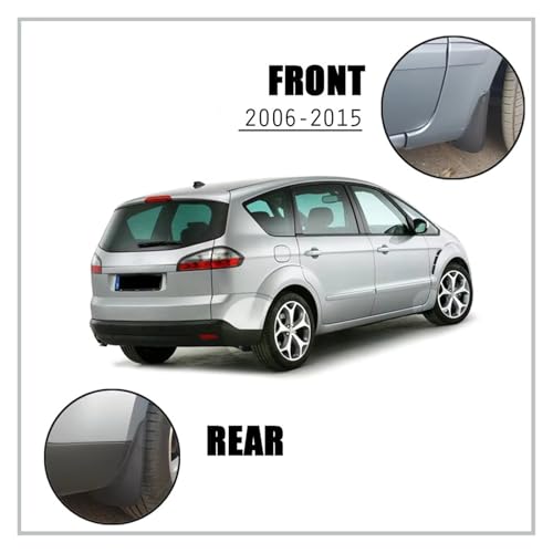 Guardabarros para S-MAX 2006-2015 con ajuste preciso para proteger los pasos de rueda del coche 2