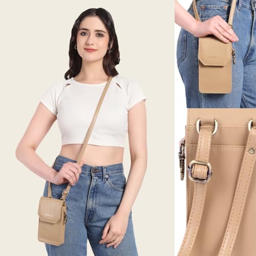 Image of HAMELIN Small Crossbody Mobile Sling Bag for Women |Stylish Phone Pouch with Adjustable Strap |Mobile Purse|Versatile Cell Phone Pouch for Girls | Ideal Gift For Woman