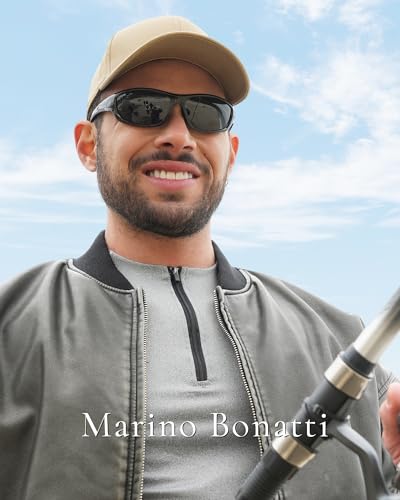 Fishing Sunglasses for Men Polarized UV400 Fishing Glasses to See Fish in Water Sports Sun Glasses MBP10033