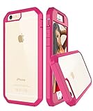 iPhone 6S Case, iPhone 6 Case, Style4U Slim Shock Absorbent Scratch Resistant Full Body Protection Hybrid Armor Defender Case for Apple iPhone 6S / 6 with 1 Stylus [Hot Pink]