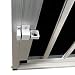 Defacto Hundetransportbox Alu Hundebox Reisebox Autobox Gittertür abschließbar Aluminium Transportbox für Hunde Tiertransportbox (Schwarz, (XL) 91X65X69 cm)