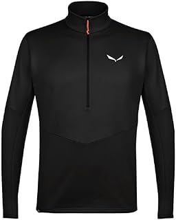 Salewa Puez Polarlite Half Zip Fleece Men, black out, XL