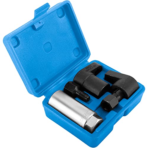 Btshub 5Pcs Oxygen Sensor Socket Tool Kit Thread Chaser Install Offset O2 Wrench Oil Pressure Sending Unit Set #TOP7