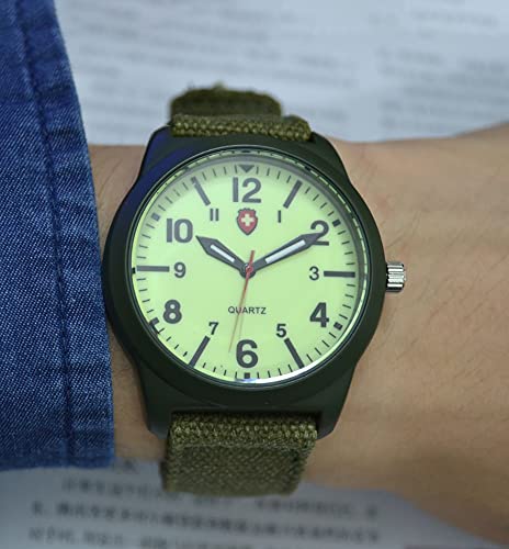 Image of Gosasa Unisex Military Watches Sport Textile Nylon Strap Stylish Men Watch Luminous Fashion Watches Analog Display Quartz Waterproof Casual Wristwatch