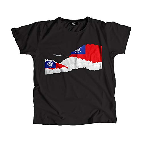 T-shirt Myanmar pour voyageur passionné d'aviation et de vol
