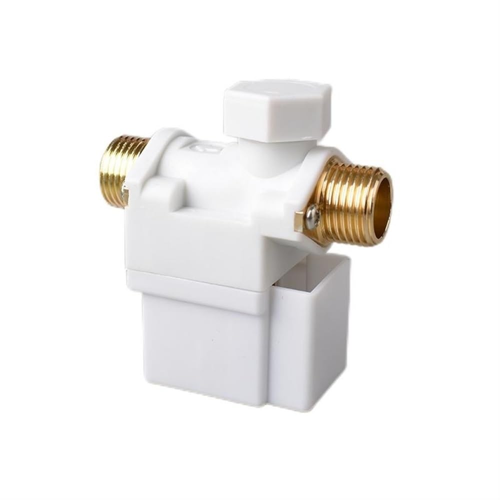 Anyaciy One Color Electric Control Valve Normal Water Pressure Solar Solenoid Valve, 12/24/220V Dn15 External Screw Thread, G1/2" Tee Type 1Pc(24)