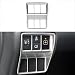 For Honda CRV CR-V 2017 2018 ABS Peach Wood Grain Head Light Switch Frame Cover Trim