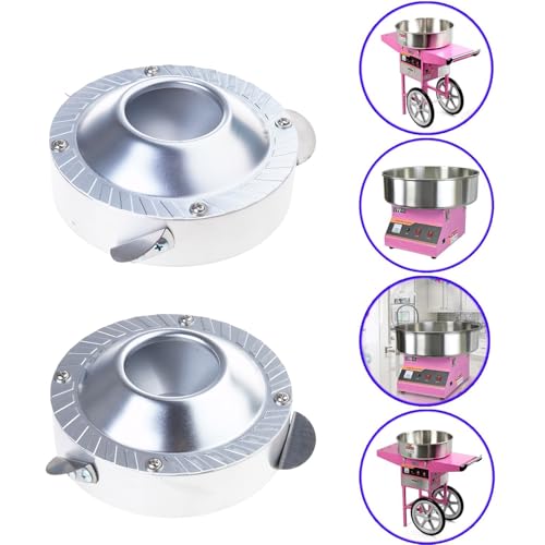 Tête rotative pour machine à sucre en coton compatible bloc chauffant inox