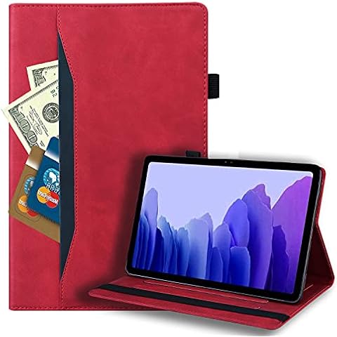 Linbol Case for iPad Mini 5 2019, iPad Mini 4 2015 PU Leather Folio Stand Case Smart Cover with Multi-Angle Viewing Auto Sleep/Wake & Pencil Holder for Apple iPad Mini 12345 Tablet, Red Cover