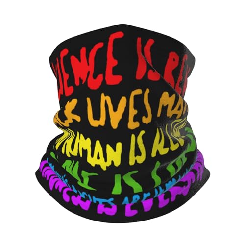 Science Is Real Black Lives Matter Magic Scarf Gaiter Face Cover Balaclava Headband Head Wrap Headwear For Fishing Hiking Cycling Ski
