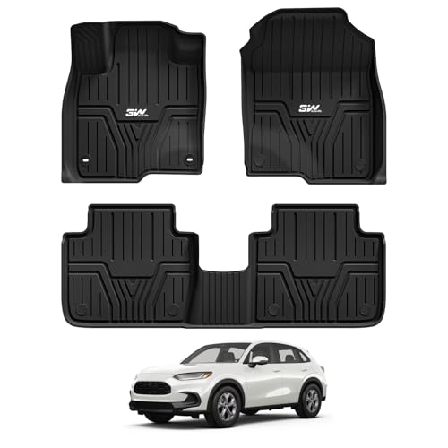3W Cargo Liner Fit for Honda CR-V 2017-2022 All Weather Custom Fit Trunk Liner for Honda CRV Heavy Duty Trunk Mat in Upper Position, Black(NOT for Hybrid) 1. CRV|17-22|Cargo Liner