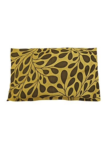 Image of Swayam Roto Cotton Single Bedsheet with 1 Pillow Cover | Size 60 x 90 inch | 144 TC | Leaf Design | Soft Breathable Bed Sheet | Comfortable & Durable for Bedroom - Green