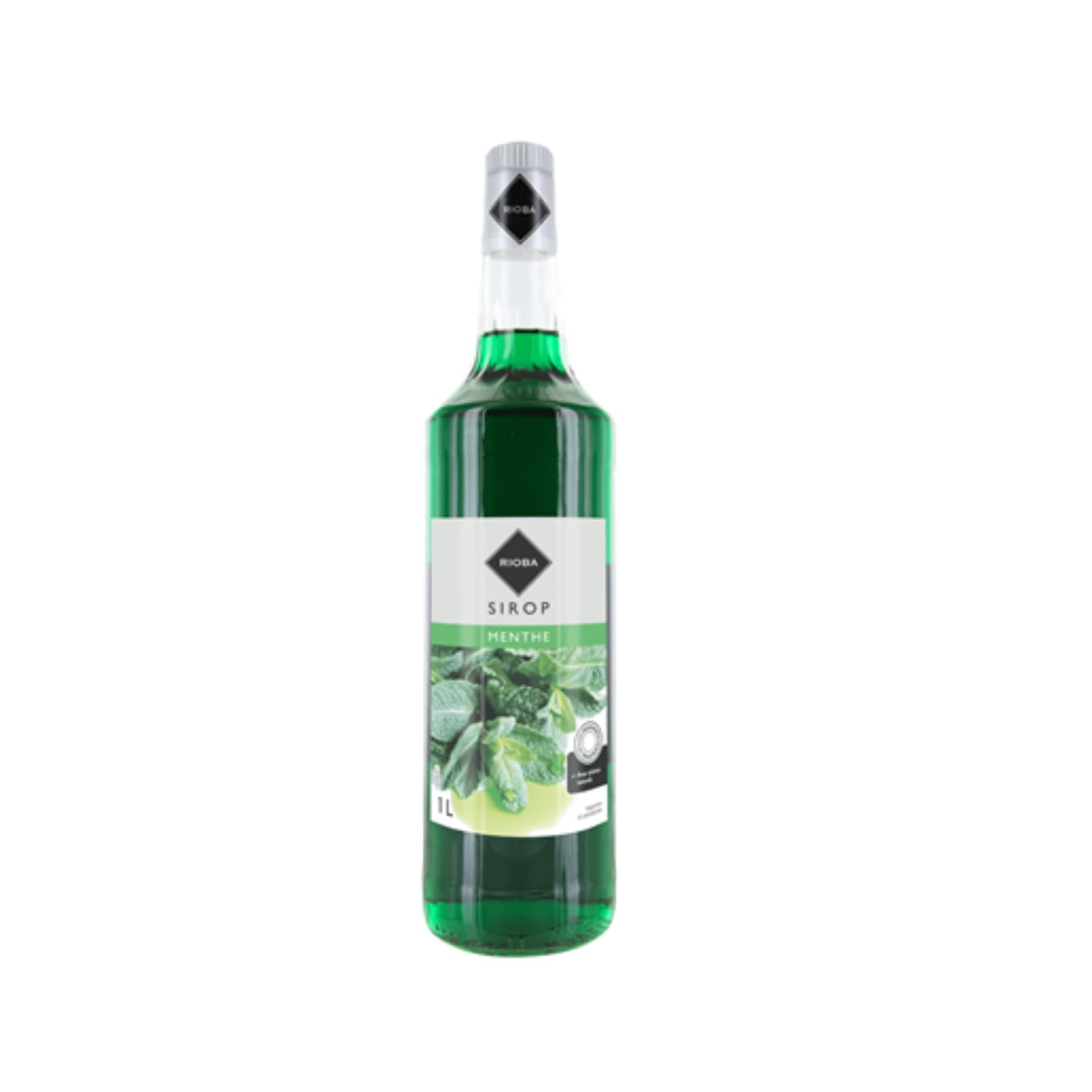 Lot Sirop Rioba & limonade: Sirop Rioba Menthe verte 1L - Limonade Rioba (12x33cl)