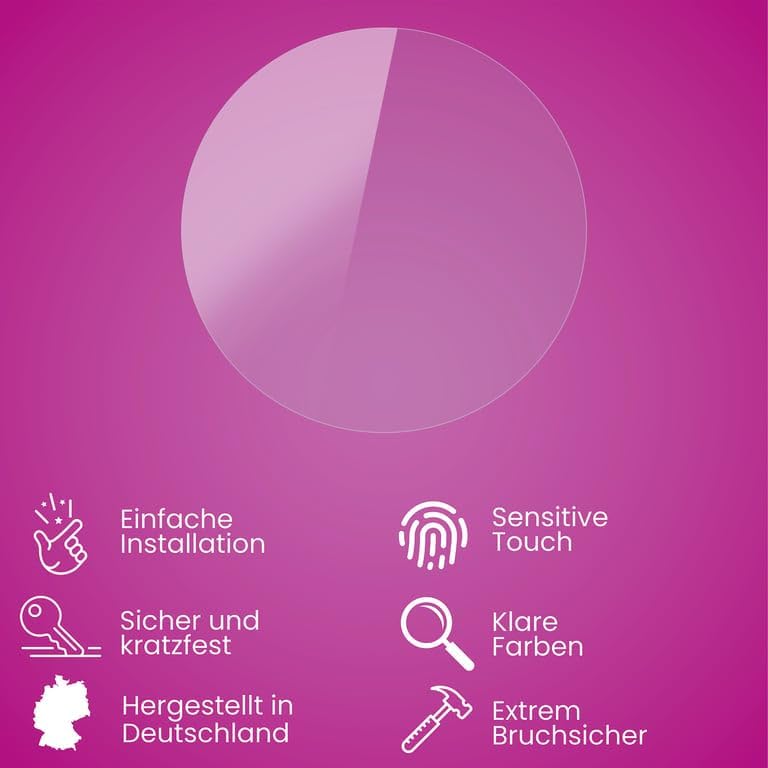 atFoliX Plastic Glass Protective Film compatible with Yamay Lynn Glass Protector, 9H Hybrid-Glass FX Screen Protector