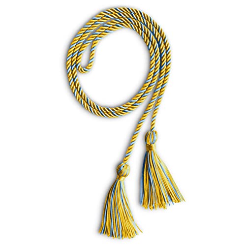 Image of Single Honor Cord Two-Color (Gold /Light Blue)