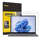 [2 Stück] Adeway Displayschutzfolie aus gehärtetem Glas für Microsoft Surface Laptop 5 Premium HD Clear,Hohe Empfindlichkeit, Kratzfest,Schutzfolie für Microsoft Surface Laptop 5/4/3 15 Zoll