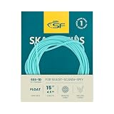 SF Skagit Schwimmende Spitze Scandi 1D Spey-TIPP zum Fliegenfischen mit Zwei geschweißten Schlaufen für Lachs #Light Mint 125GR/8.1G, 15FT/4.5M