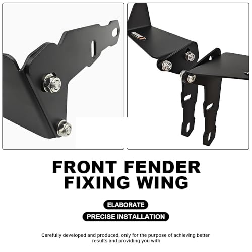 Spoiler avant moto réglable pour stabiliser la conduite sur MT-10 - 5