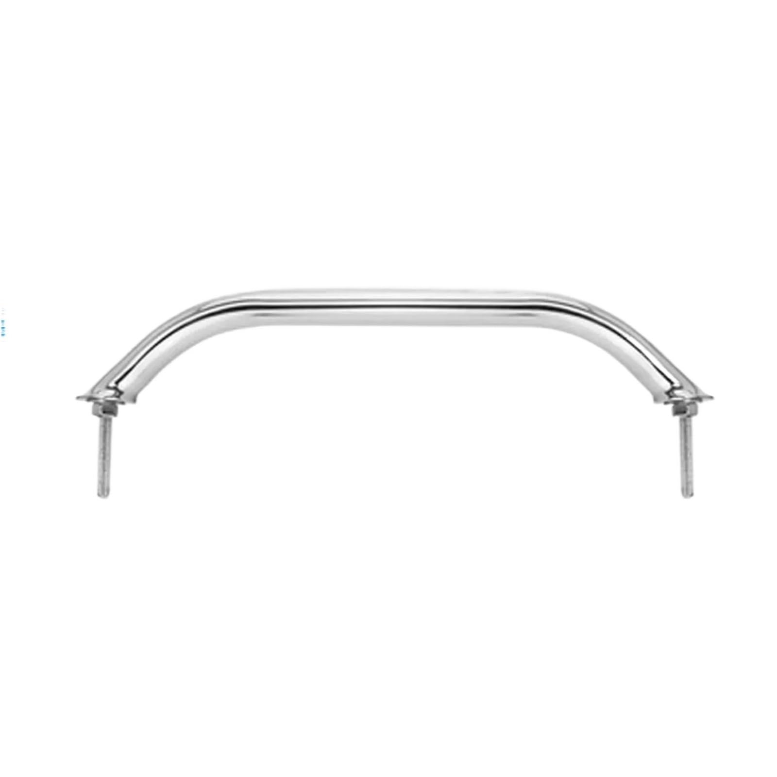 Barras de Apoyo para baños Manija de Agarre de Grado Marino para riel de Puerta, Barra de Agarre con Perno, escotilla de Barco, yate, herrajes para baño Marino(410mm)