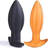 Tamaño: 5 tamaños. Herramientas de masaje de rosca mejoradas clásicas negras - con v - chasis - Bola de masaje de silicona portátil,5pcs